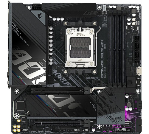 Материнская плата Gigabyte X870M Aorus Elite WiFi7
