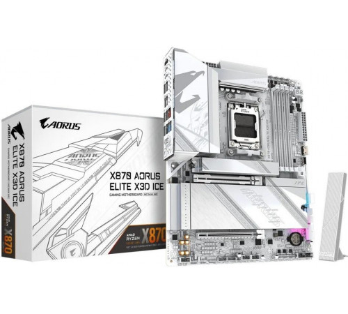 Материнская плата Gigabyte X870 Aorus Elite X3D Ice