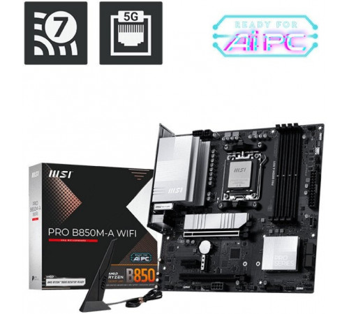 Материнская плата MSI Pro B850M-A WiFi