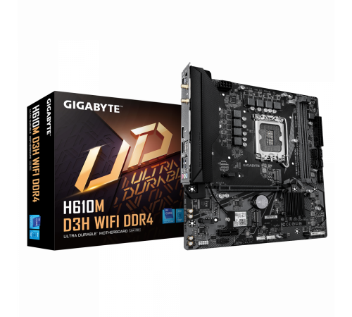Материнская плата Gigabyte H610M D3H WIFI DDR4