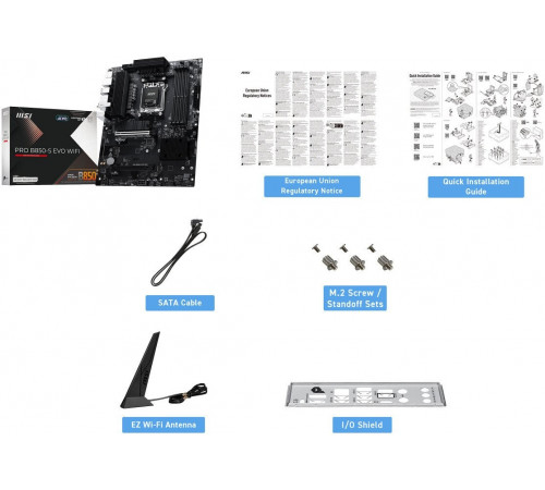 Материнская плата MSI Pro B850-S Evo WiFi