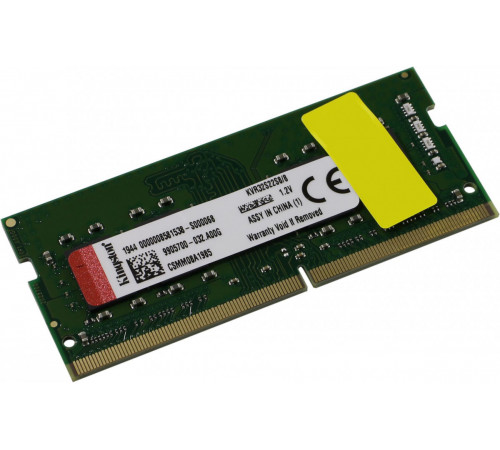 Модуль памяти Kingston 8GB DDR4 SODIMM PC4-25600 KVR32S22S8/8