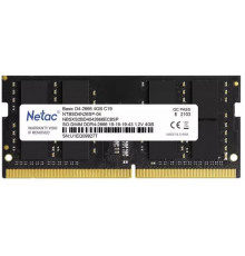 Модуль памяти Netac Basic 4GB DDR4 SODIMM PC4-21300 NTBSD4N26SP-04