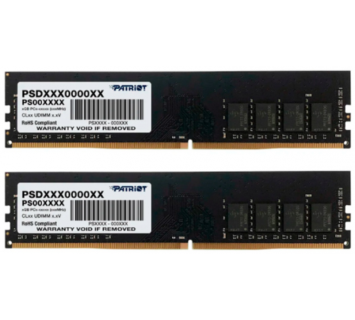 Модуль памяти Patriot Signature Line 2x16GB DDR4 PC4-25600 PSD432G3200K
