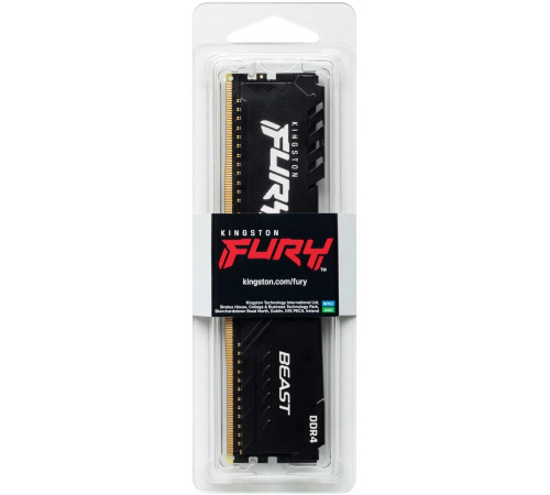 Модуль памяти Kingston FURY Beast 32GB DDR4 PC4-25600 KF432C16BB/32