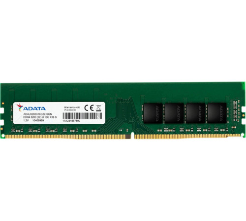Модуль памяти A-Data 16GB DDR4 PC4-25600 AD4U320032G22-SGN