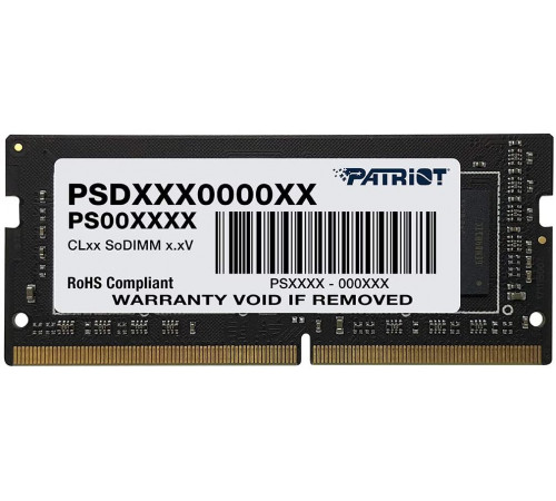 Модуль памяти Patriot Signature Line 32GB DDR4 SODIMM PSD432G32002S