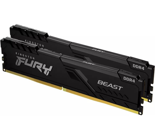 Модуль памяти Kingston FURY Beast 2x32GB DDR4 PC4-25600 KF432C16BBK2/64