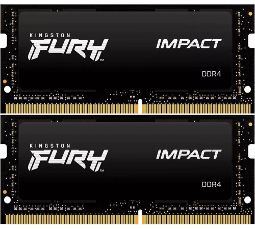 Модуль памяти Kingston FURY Impact 2x8GB DDR4 SODIMM PC4-25600 KF432S20IBK2/16