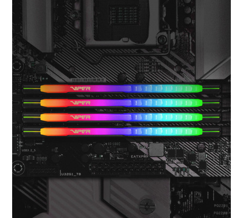 Модуль памяти Patriot Viper Steel RGB 2x32GB DDR4 PC4-21300 PVSR464G320C8K