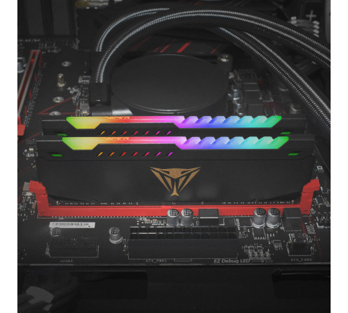 Модуль памяти Patriot Viper Steel RGB 2x32GB DDR4 PC4-21300 PVSR464G320C8K