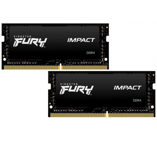 Модуль памяти Kingston FURY Impact 16GB DDR4 SODIMM PC4-25600 KF432S20IB/16