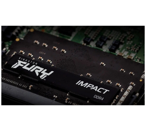 Модуль памяти Kingston FURY Impact 16GB DDR4 SODIMM PC4-25600 KF432S20IB/16