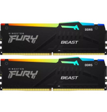 Модуль памяти Kingston FURY Beast RGB 2x16ГБ DDR5 5200 МГц KF552C40BBAK2-32