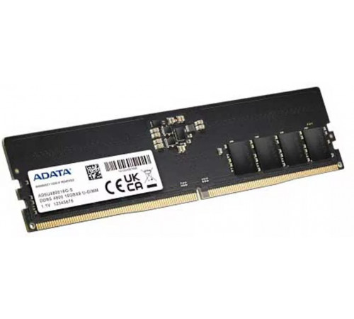 Модуль памяти A-Data 8ГБ DDR5 4800 МГц AD5U48008G-S