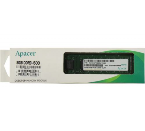 Модуль памяти Apacer 8GB DDR3 PC3-12800(DL.08G2K.KAM)