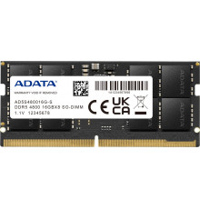 Модуль памяти A-Data 16ГБ DDR5 4800 МГц AD5S480016G-S