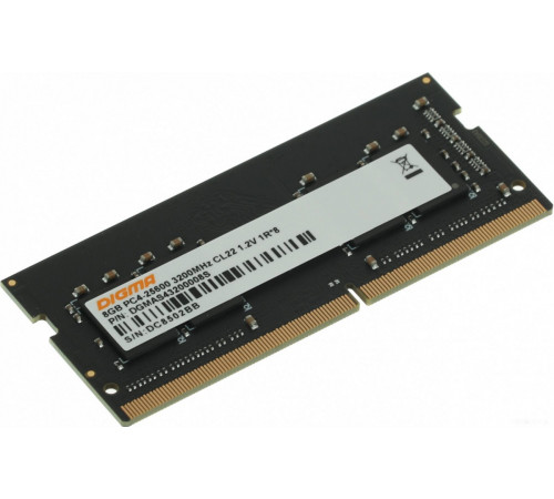 Модуль памяти DIGMA 8ГБ DDR4 SODIMM 3200 МГц DGMAS43200008S
