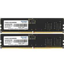 Модуль памяти Patriot Signature Line 2x8ГБ DDR5 4800 МГц PSD516G4800K