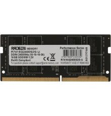 Модуль памяти AMD Radeon R7 Performance Series 16ГБ DDR4 SODIMM 2400 МГц R7416G2400S2S-U