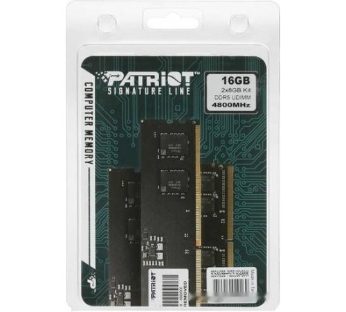 Модуль памяти Patriot Signature Line 2x16ГБ DDR5 5600 МГц PSD532G5600K