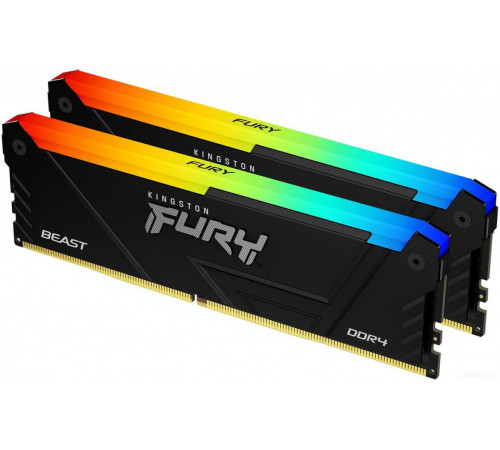 Модуль памяти Kingston FURY Beast 2x8ГБ DDR4 3200МГц KF432C16BB2AK2/16