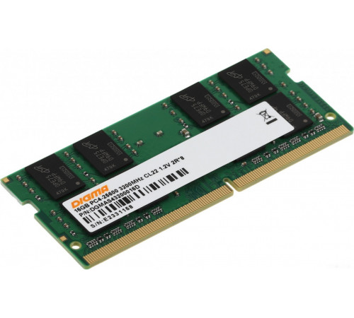 Модуль памяти DIGMA 16ГБ DDR4 SODIMM 3200 МГц DGMAS43200016D