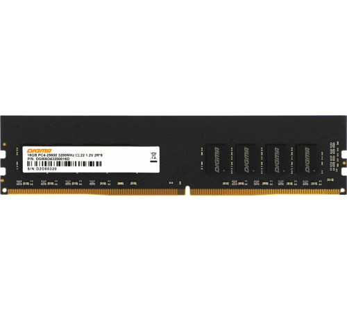 Модуль памяти DIGMA 16ГБ DDR4 3200 МГц DGMAD43200016D