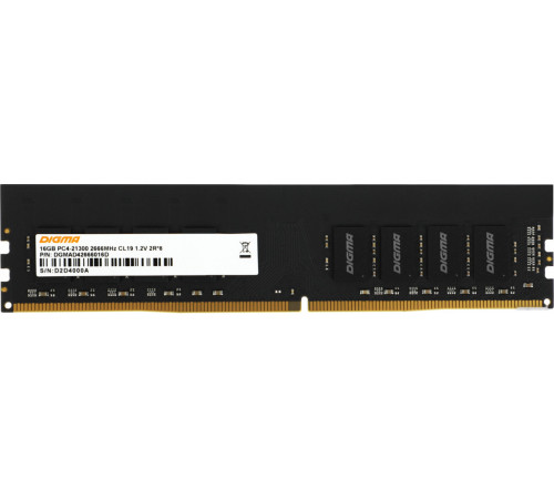Модуль памяти DIGMA 16ГБ DDR4 2666 МГц DGMAD42666016D
