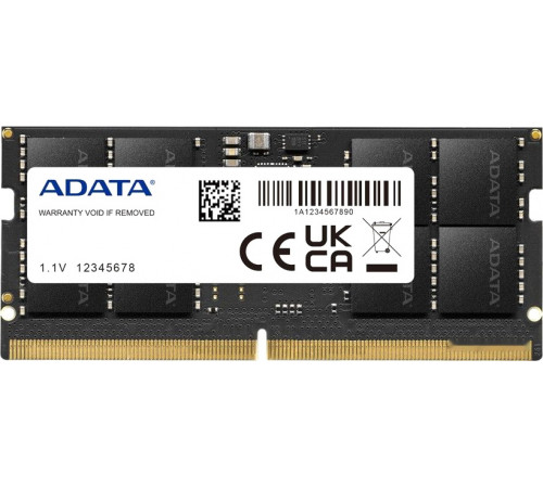 Модуль памяти A-Data 32ГБ DDR5 SODIMM 5600 МГц AD5S560032G-S