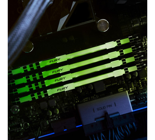 Модуль памяти Kingston FURY Beast RGB 16ГБ DDR4 3200 МГц KF432C16BB12A/16