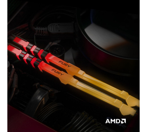 Модуль памяти Kingston FURY Beast RGB 8ГБ DDR4 3200 МГц KF432C16BB2A/8