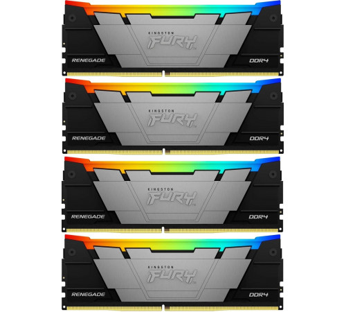 Модуль памяти Kingston FURY Renegade RGB 4x8ГБ DDR4 3200 МГц KF432C16RB2AK4/32