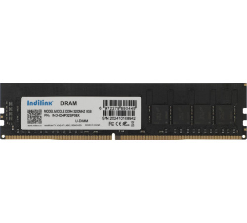 Модуль памяти Indilinx 8ГБ DDR4 3200 МГц IND-ID4P32SP08X