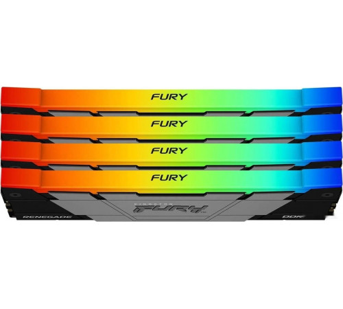 Модуль памяти Kingston FURY Renegade RGB 4x32ГБ DDR4 3600 МГц KF436C18RB2AK4/128