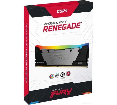 Модуль памяти Kingston FURY Renegade RGB 4x32ГБ DDR4 3600 МГц KF436C18RB2AK4/128