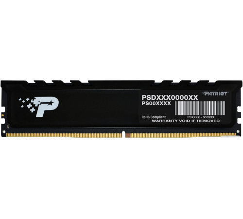 Модуль памяти Patriot Signature Premium 16ГБ DDR5 5600МГц PSP516G560081H1