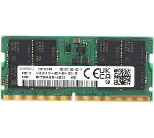 Модуль памяти Samsung 32ГБ DDR5 SODIMM 4800 МГц M425R4GA3BB0-CQK