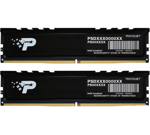 Модуль памяти Patriot Signature Premium 2x8ГБ DDR5 4800МГц PSP516G4800KH1