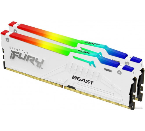 Модуль памяти Kingston FURY Beast RGB 2x16ГБ DDR5 6000 МГц KF560C30BWEAK2-32