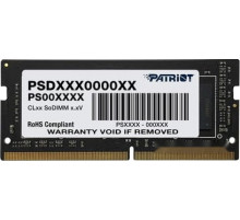 Модуль памяти Patriot 8GB DDR4 SODIMM PC4-21300 PSD48G26662S