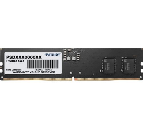 Модуль памяти Patriot Signature Line 16ГБ DDR5 5600 МГц PSD516G56002