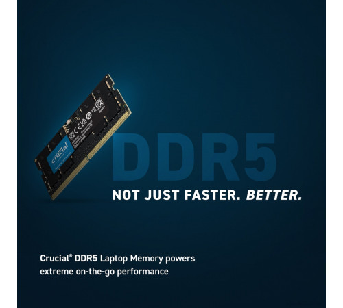 Модуль памяти Crucial 16ГБ DDR5 SODIMM 5600МГц CT16G56C46S5