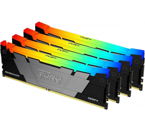 Модуль памяти Kingston FURY Renegade RGB 4x8ГБ DDR4 3600 МГц KF436C16RB2AK4/32
