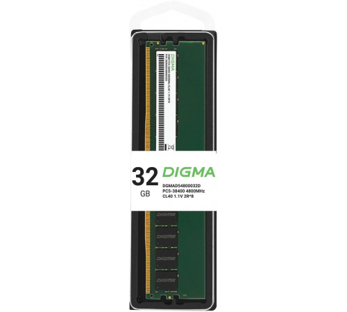 Модуль памяти DIGMA 32ГБ DDR5 4800 МГц DGMAD54800032D