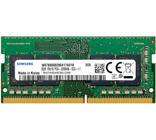 Модуль памяти Samsung 8ГБ DDR4 SODIMM 3200 МГц M471A1G44CB0-CWE