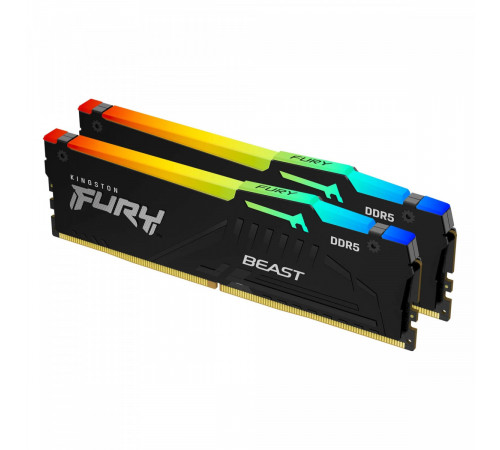 Модуль памяти Kingston Fury Beast RGB (KF560C36BBE2AK2-64)