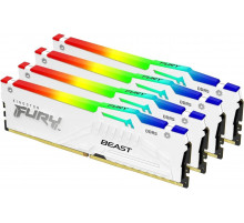 Модуль памяти Kingston FURY Beast RGB 4x16ГБ DDR5 6000 МГц KF560C40BWAK4-64