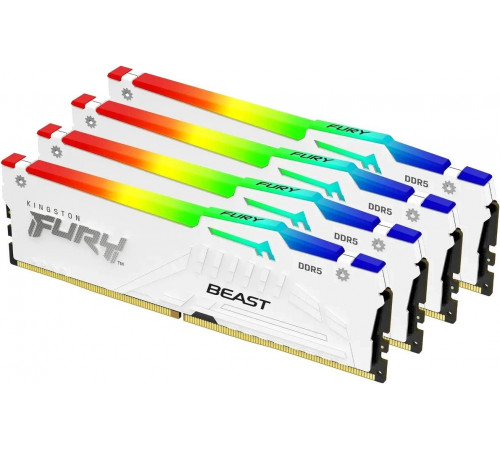 Модуль памяти Kingston FURY Beast RGB 4x16ГБ DDR5 6000 МГц KF560C40BWAK4-64