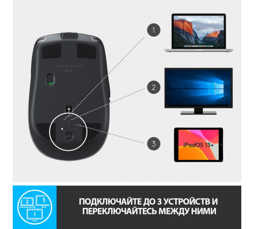 Мышь Logitech MX Anywhere 2S (графит) [910-005153]